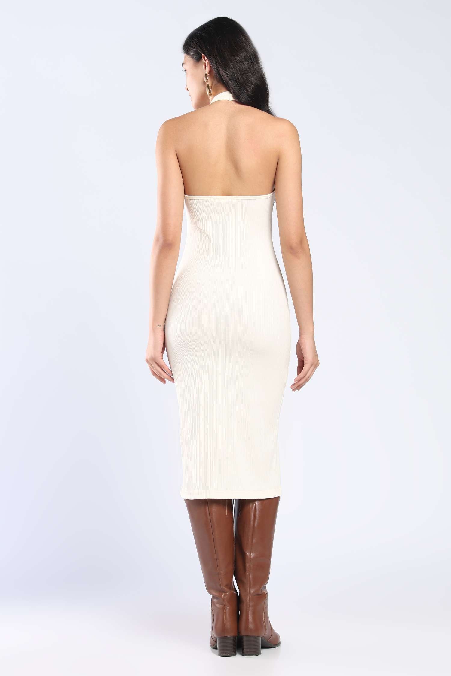 Aurelia Halter Midi Dress - Image 10