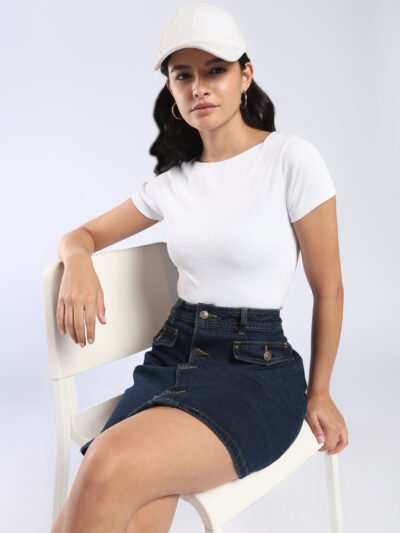 Celeste Ribbed Bamboo Top