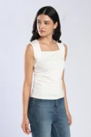 Vespera Ruched Bamboo Top