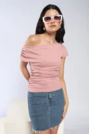 Solène Drop Shoulder Bamboo Top