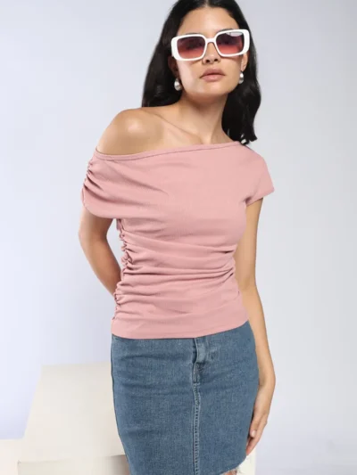 Solène Drop Shoulder Bamboo Top